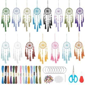 15pcs Diy Small Dream Catcher Kits For Beginners Handmade Dreamcatcher Kit For😃